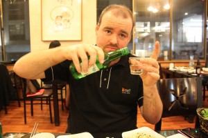 pouring soju Pouring soju